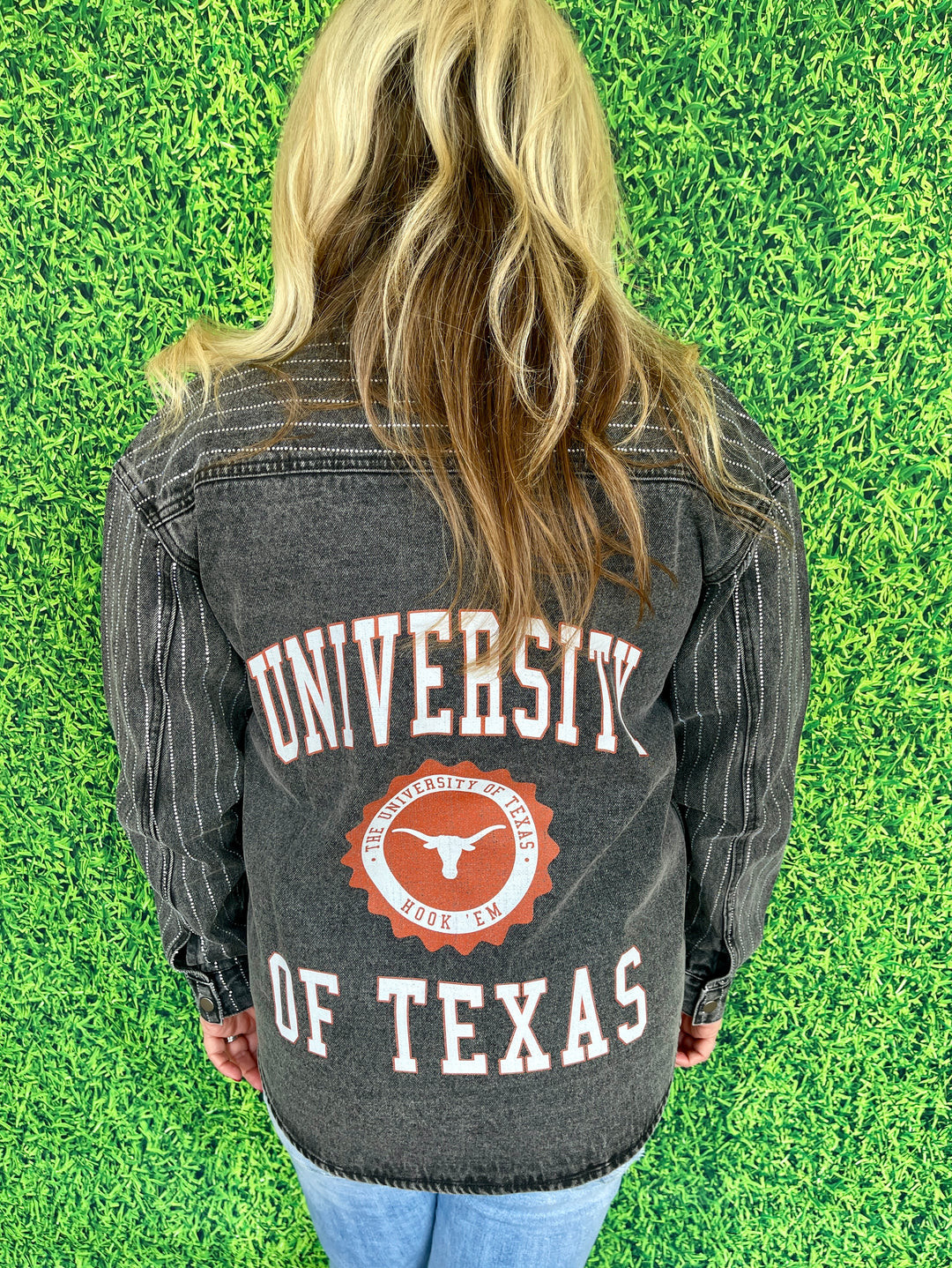 Texas Rhinestone Denim Shirt