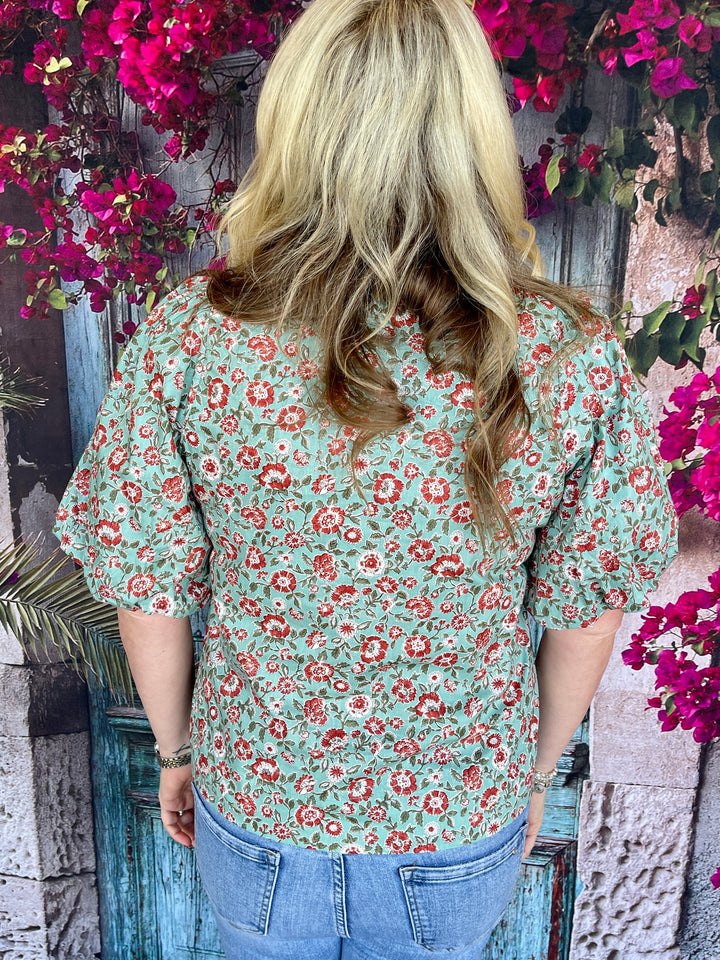 Fall Flowers In Bloom Top
