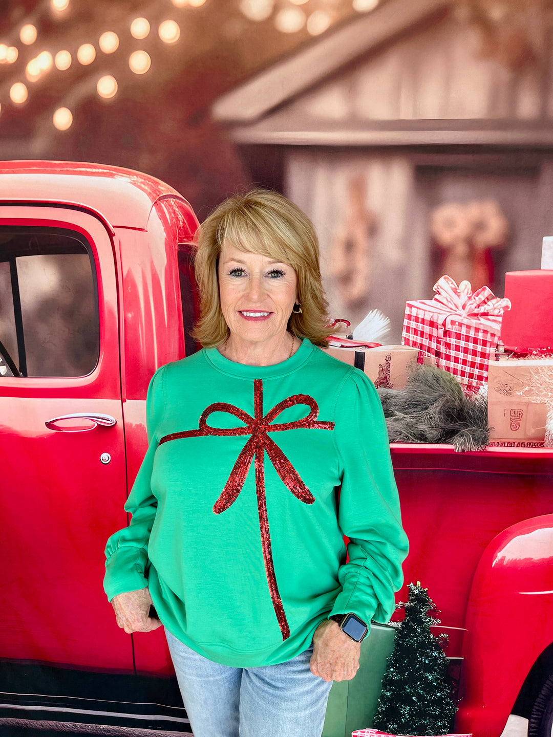 Kelly Sweatshirt - Gift Bow