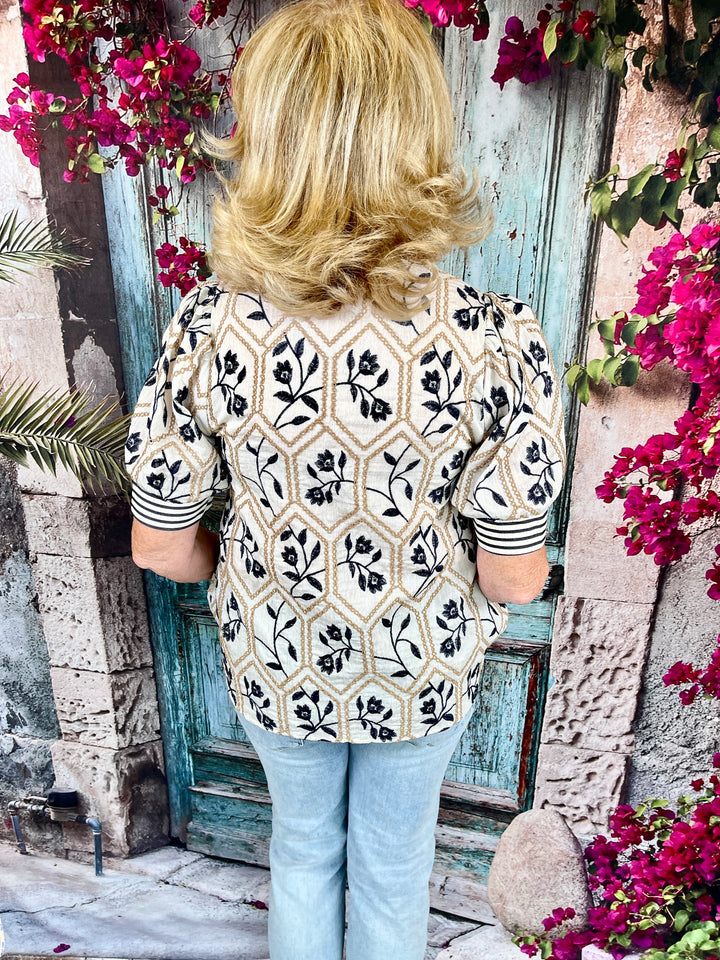 Carrie B Top - Cream