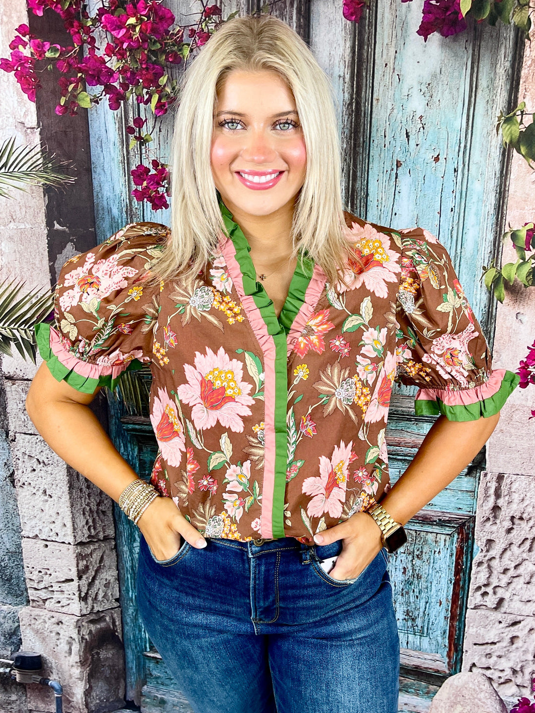 Queen Of The Night Top- Brown