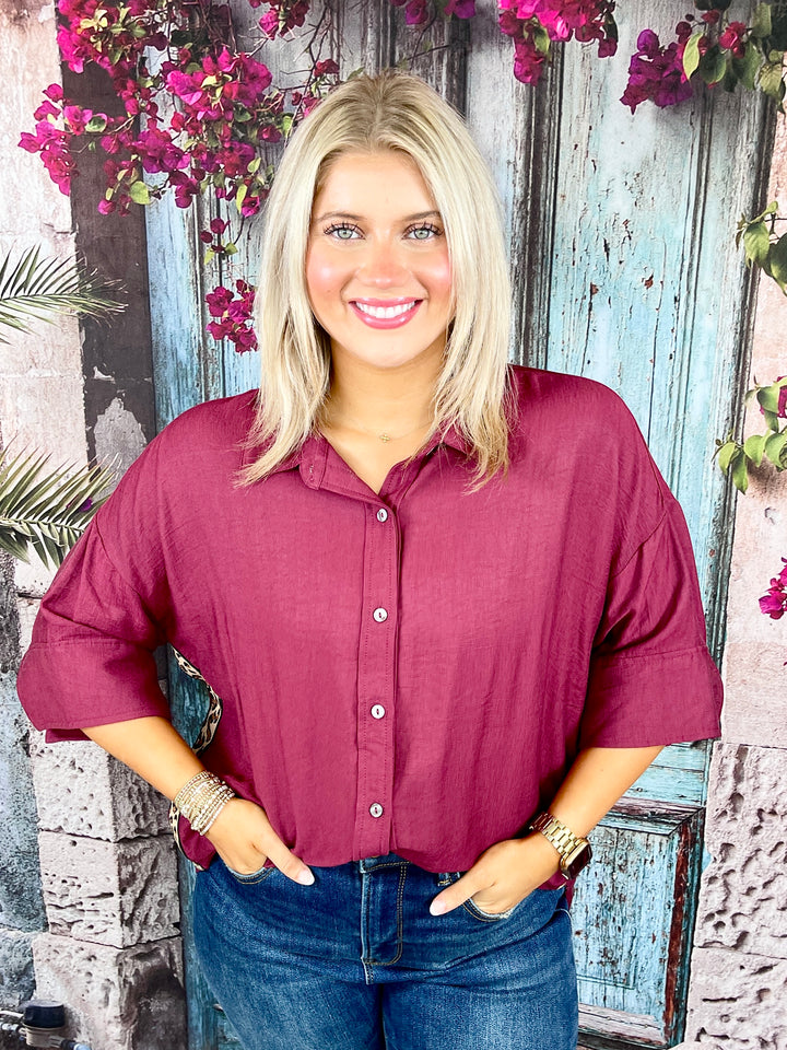 Wild For You Top - Wine