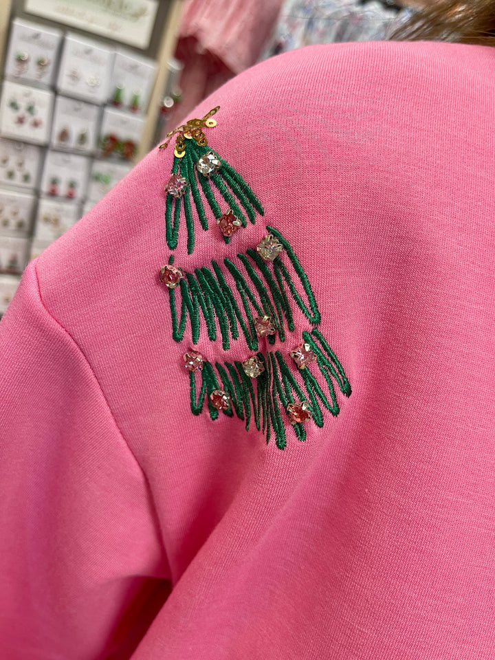 Sarah Sweatshirt - Green Trees