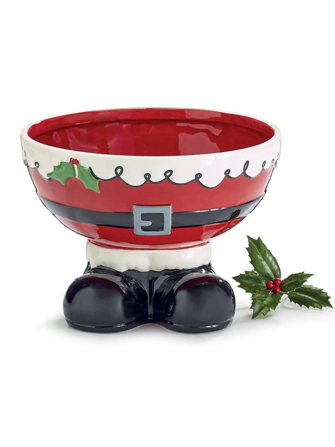 Santa Legs Bowl (Special Buy Final Sale)