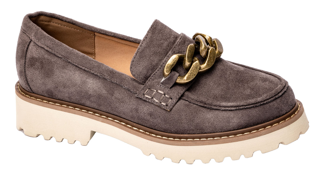 Literally Light Grey Faux Suede