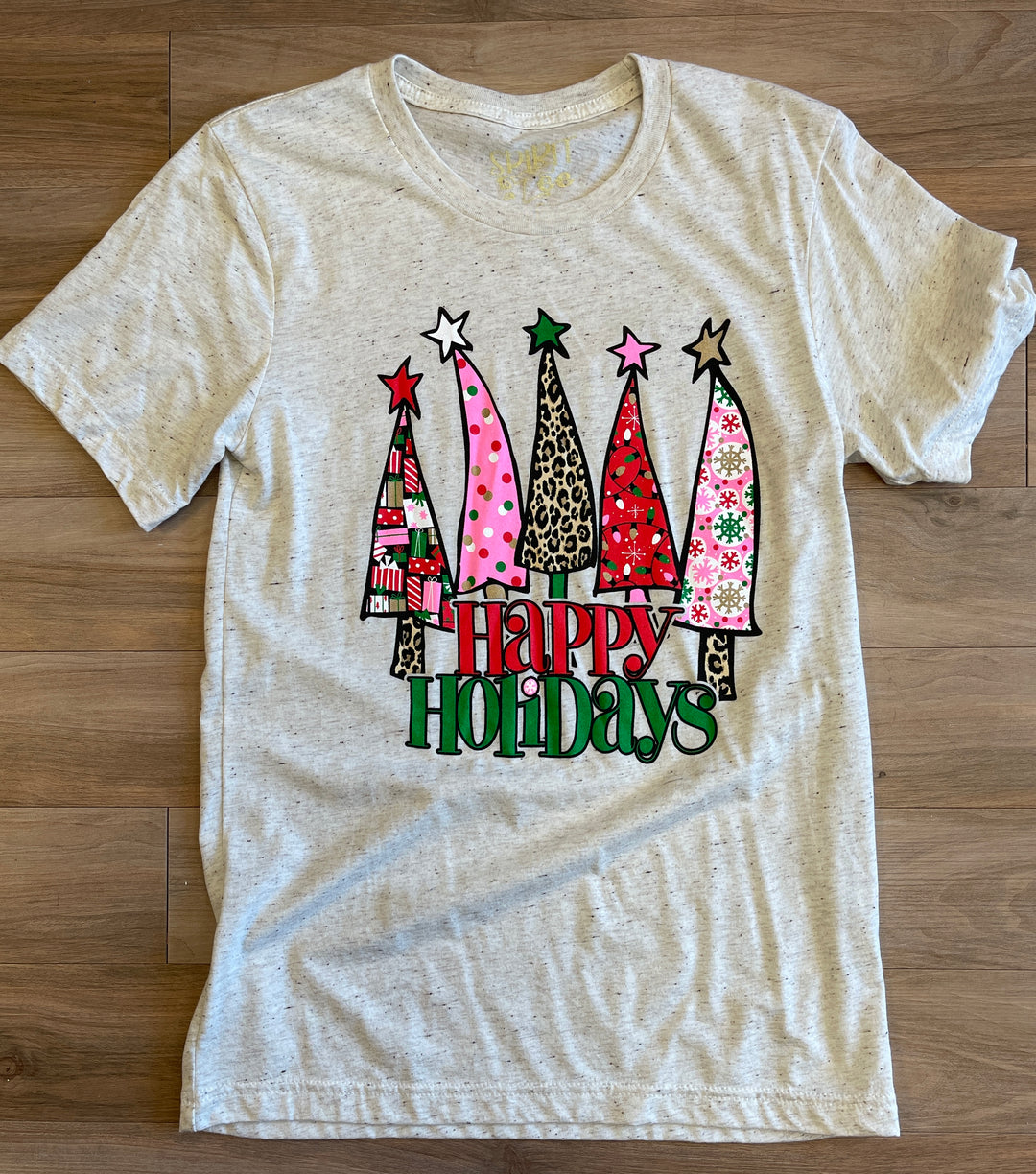 Happy Holidays Whimsical Trees