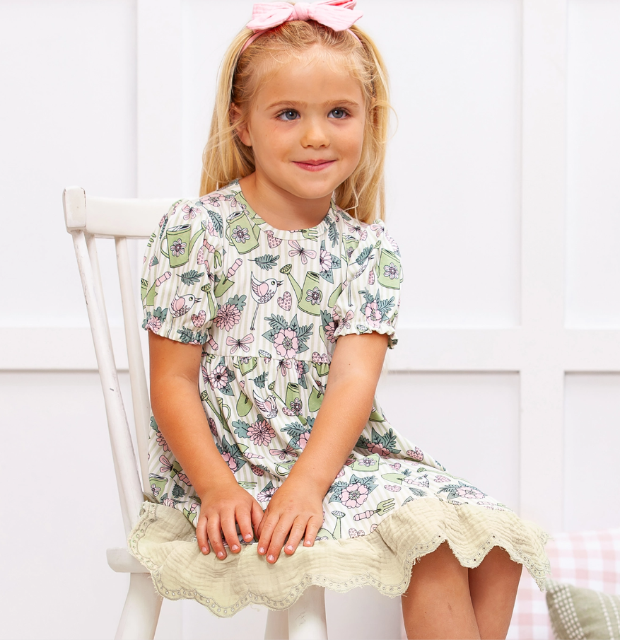 FINAL SALE Garden Bloom Bamboo Dress