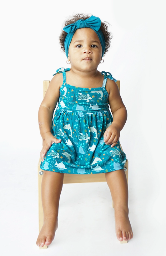 FINAL SALE Ocean Friends Bamboo Sundress