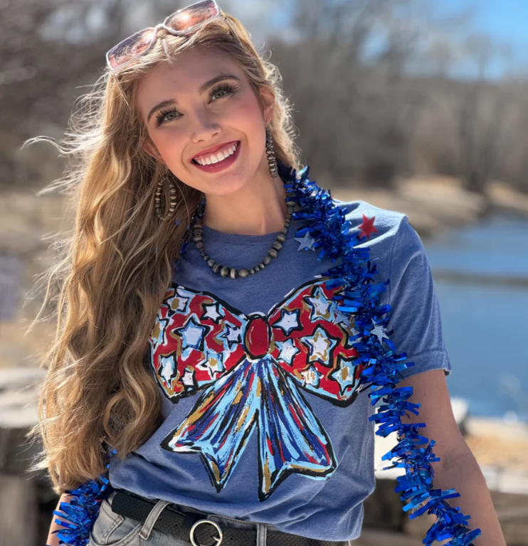 Patriotic Bow Tee