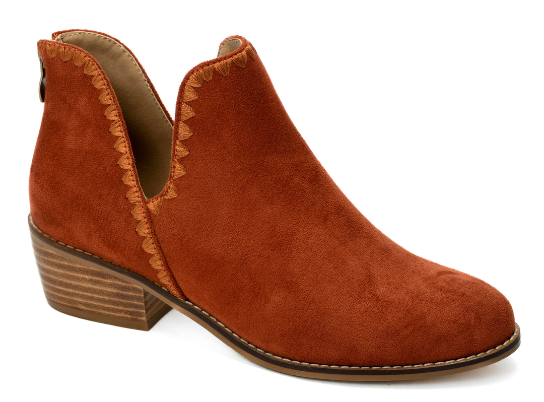 Spice It Up - Rust Faux Suede