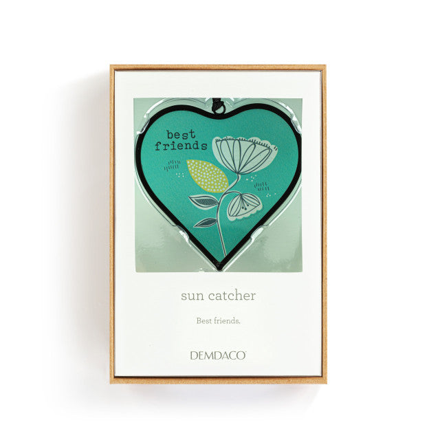 FINAL SALE Best Friends Heart Suncatcher