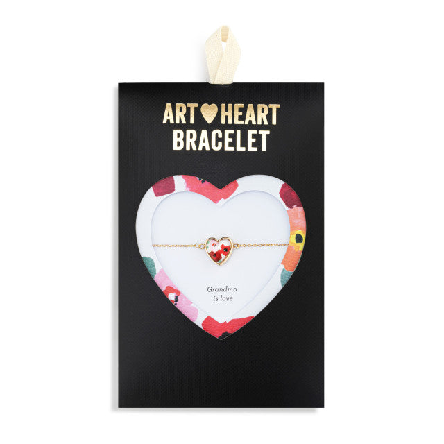 Art Heart Bracelet - Grandma