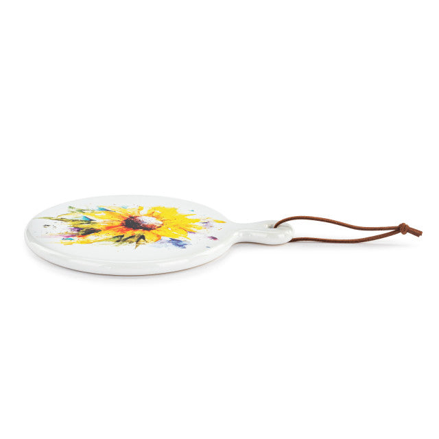 FINAL SALE Sunflower Mini Ceramic Serving Board