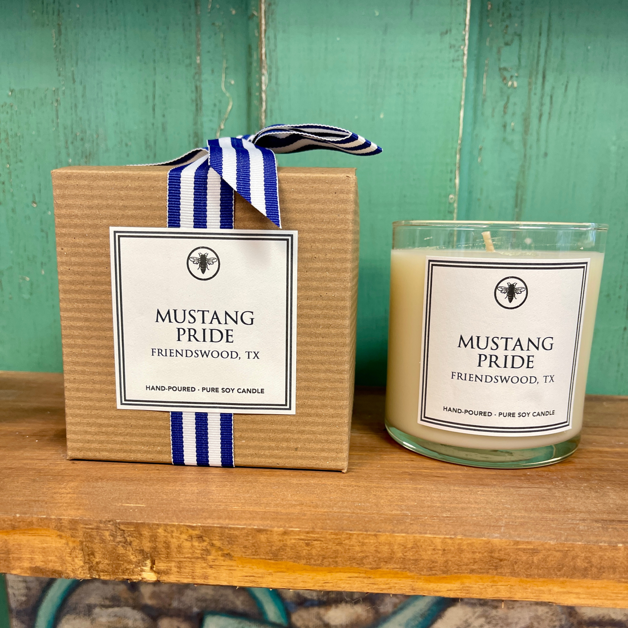 Mustang Pride Candle