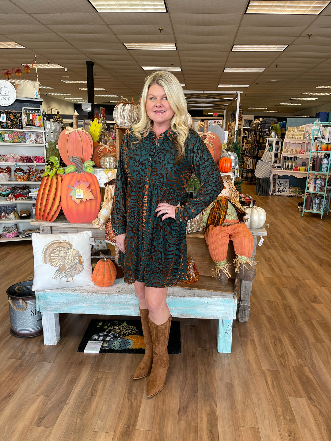 FINAL SALE Festive And Foxy Dress