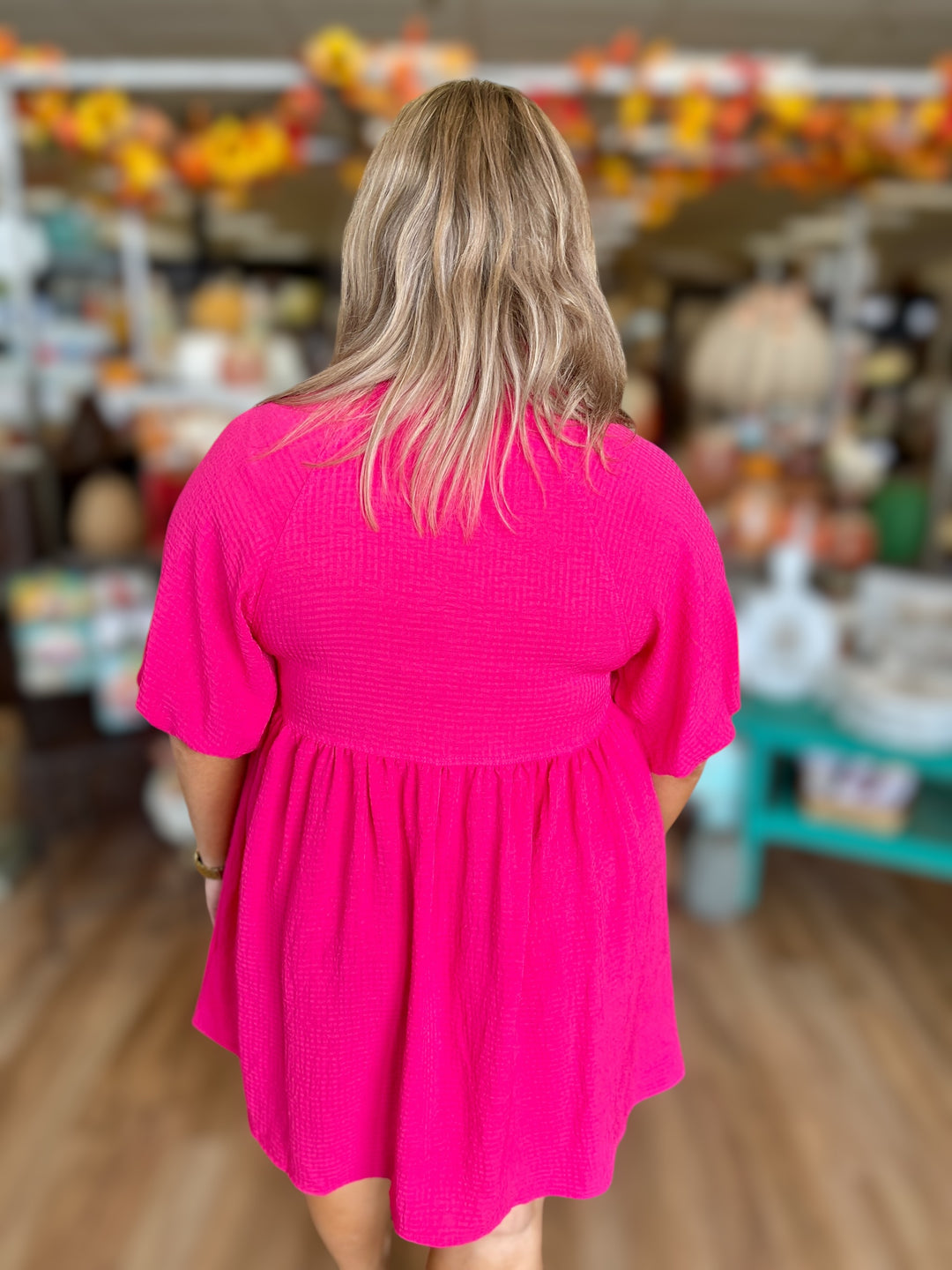 Snappy In Pink Dress