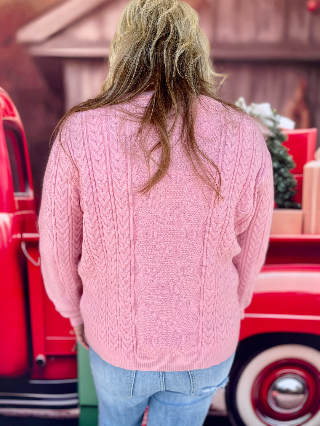 Pink Gingerbread Cardigan