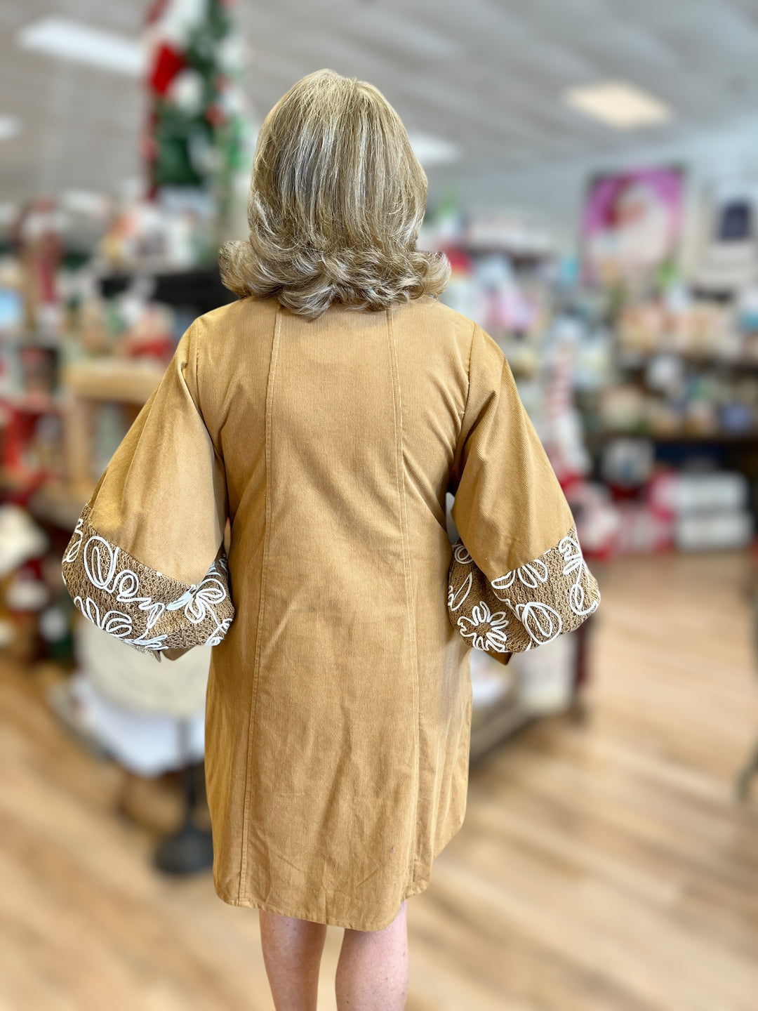 Caramel And Swirls Dress