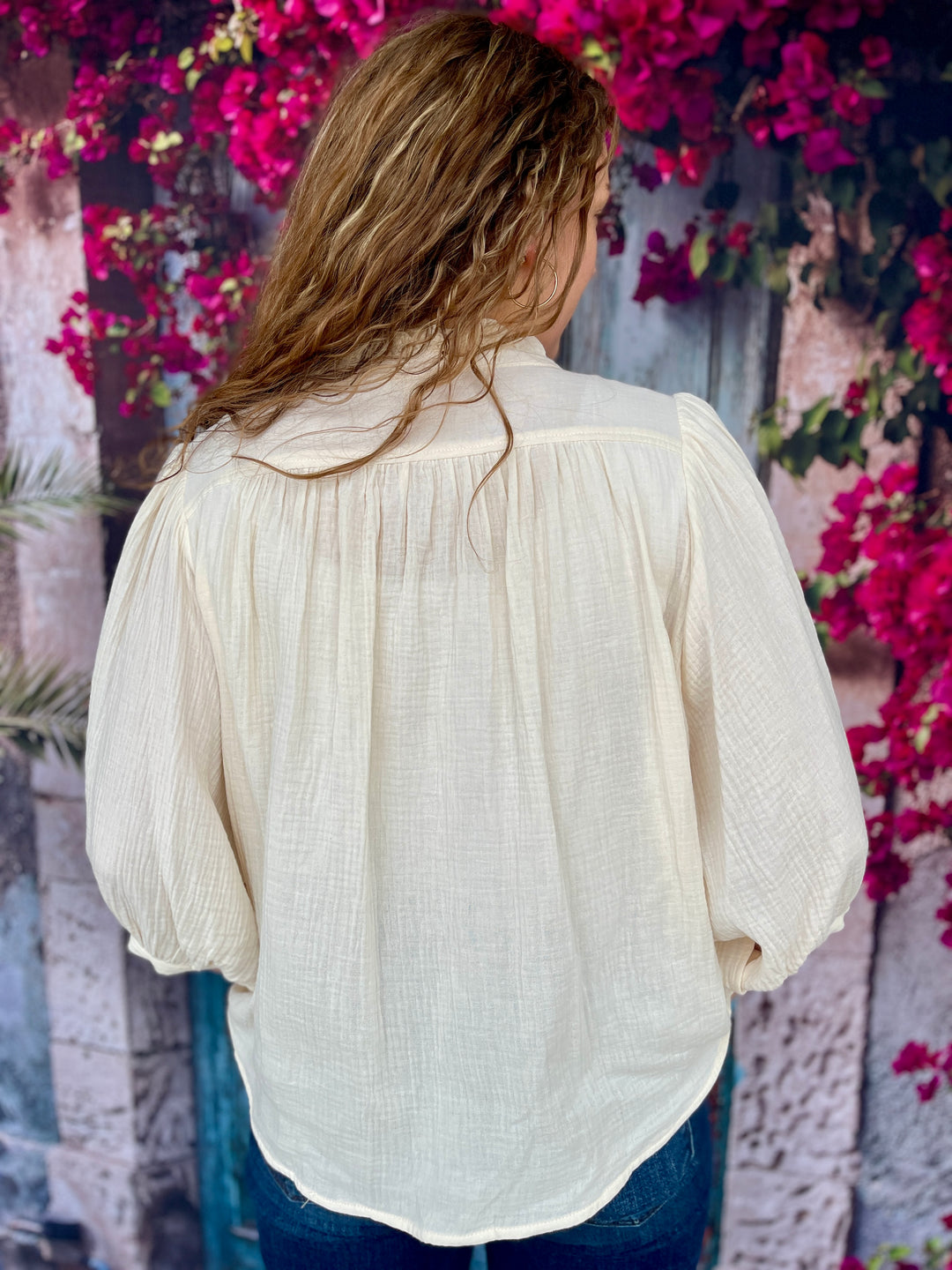 Ivory Ruffle Fun Top