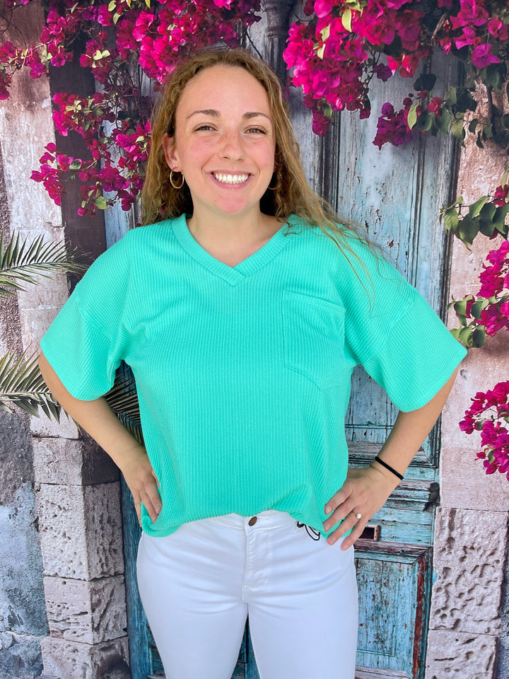 Casual All Day Top - Spearmint