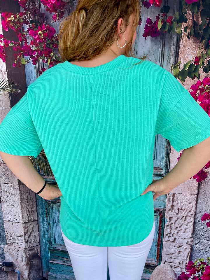 Casual All Day Top - Spearmint