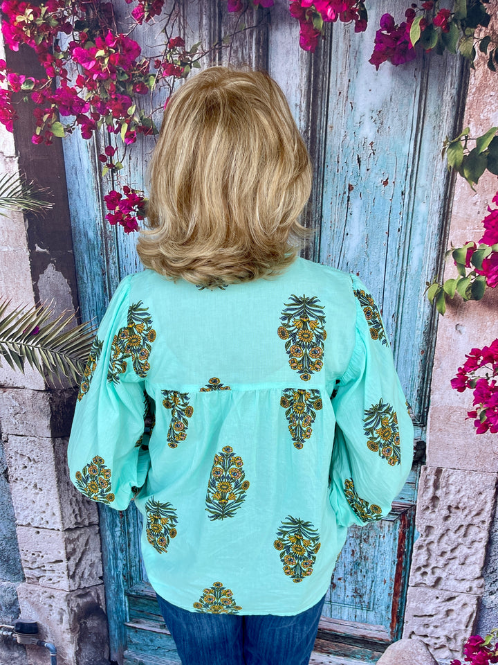 Ava Top - Blue