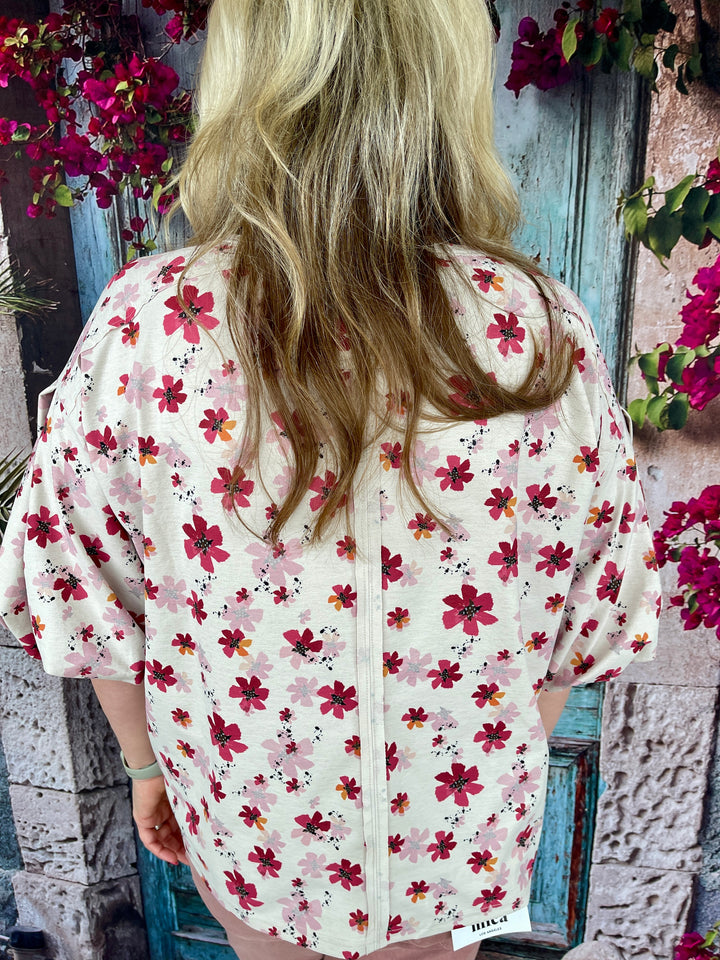 Boho Red Top