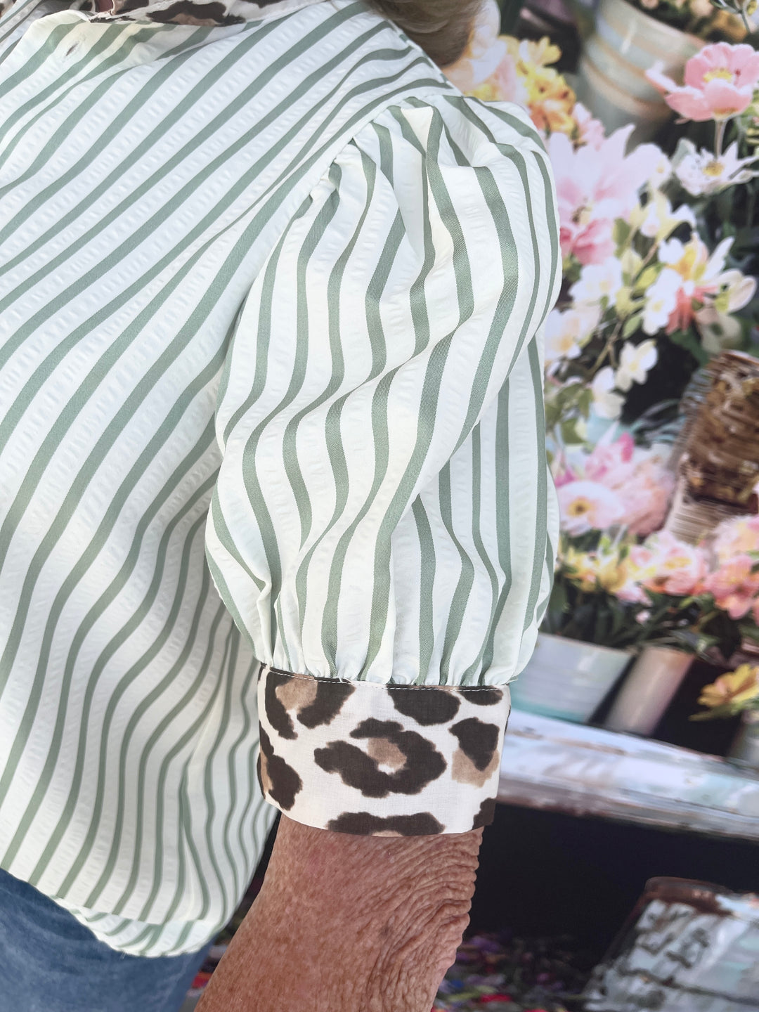 Wild For Green Tea Top