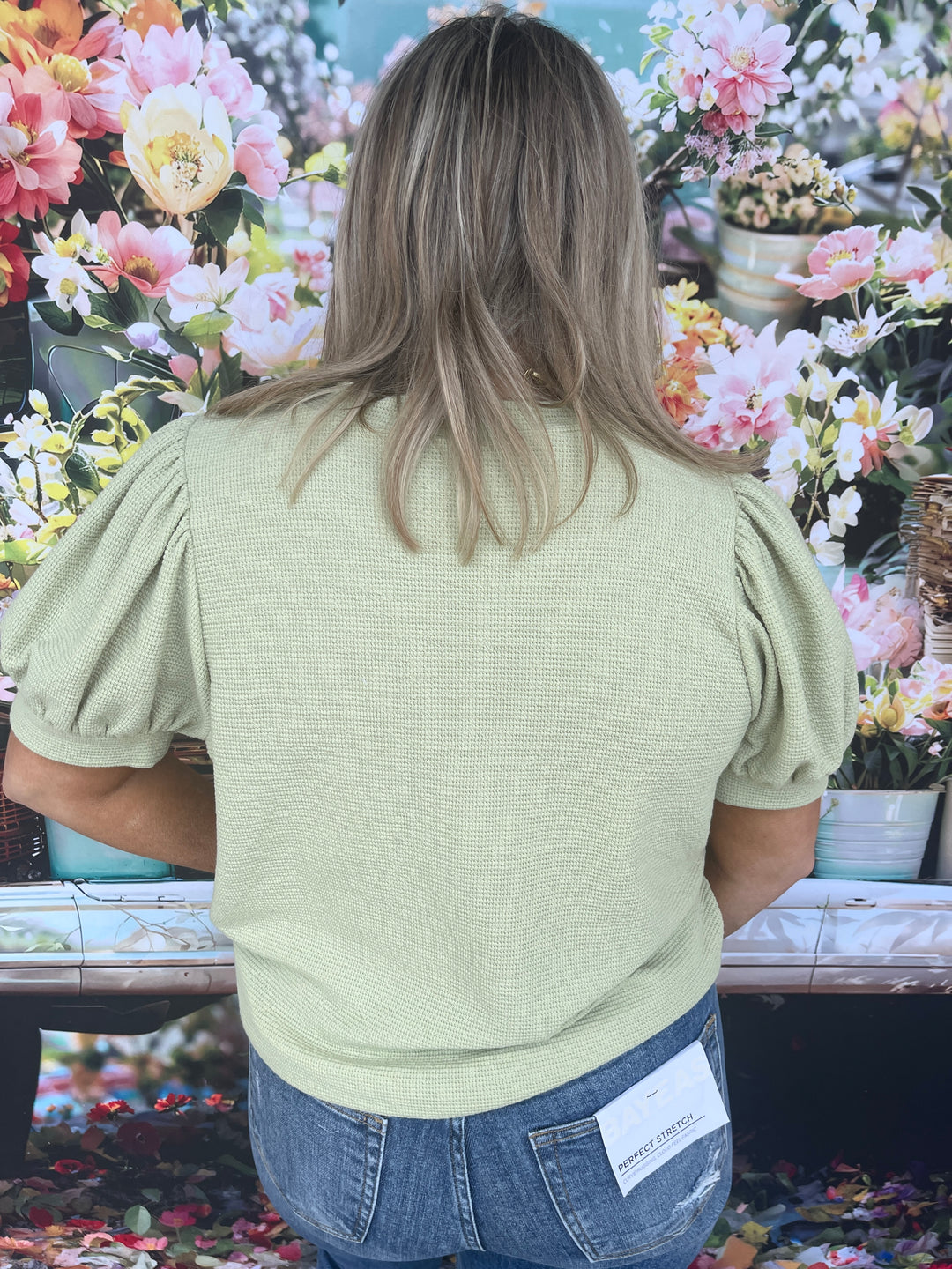 Sweetheart Top - Sage