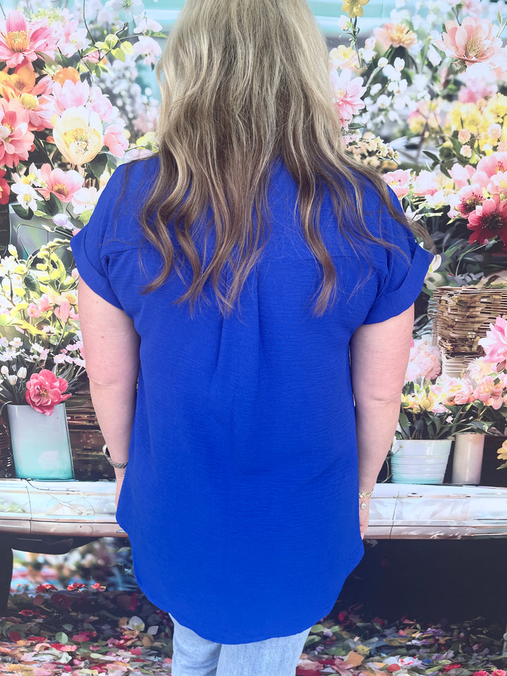 Friendswood Fun Top - Royal Blue