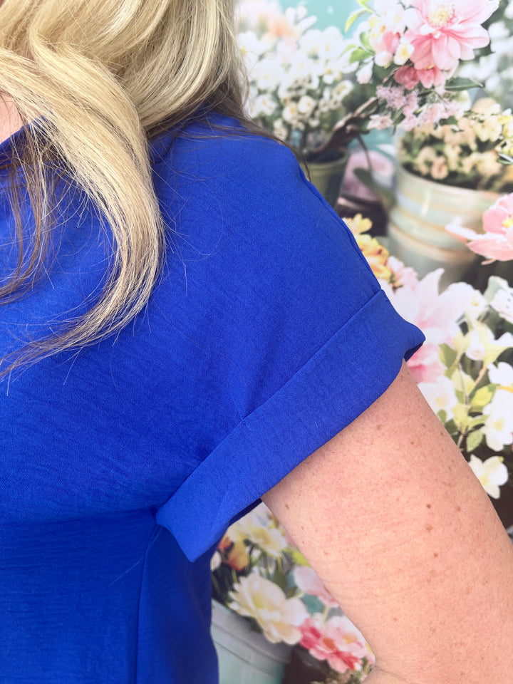 Friendswood Fun Top - Royal Blue