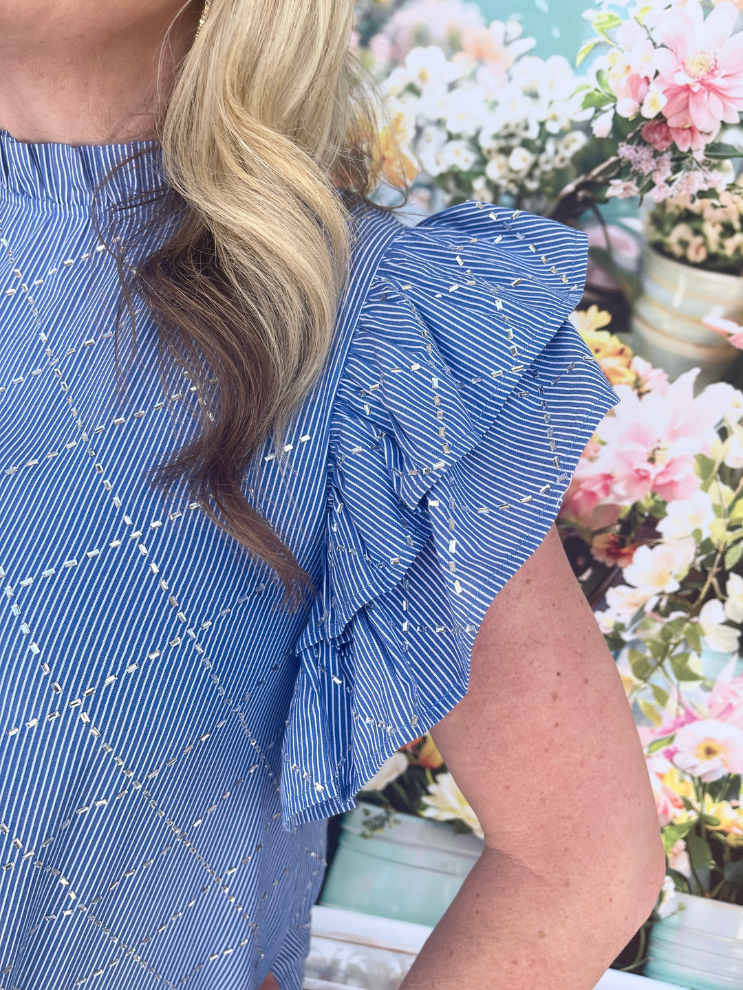 Bling And Blues Top