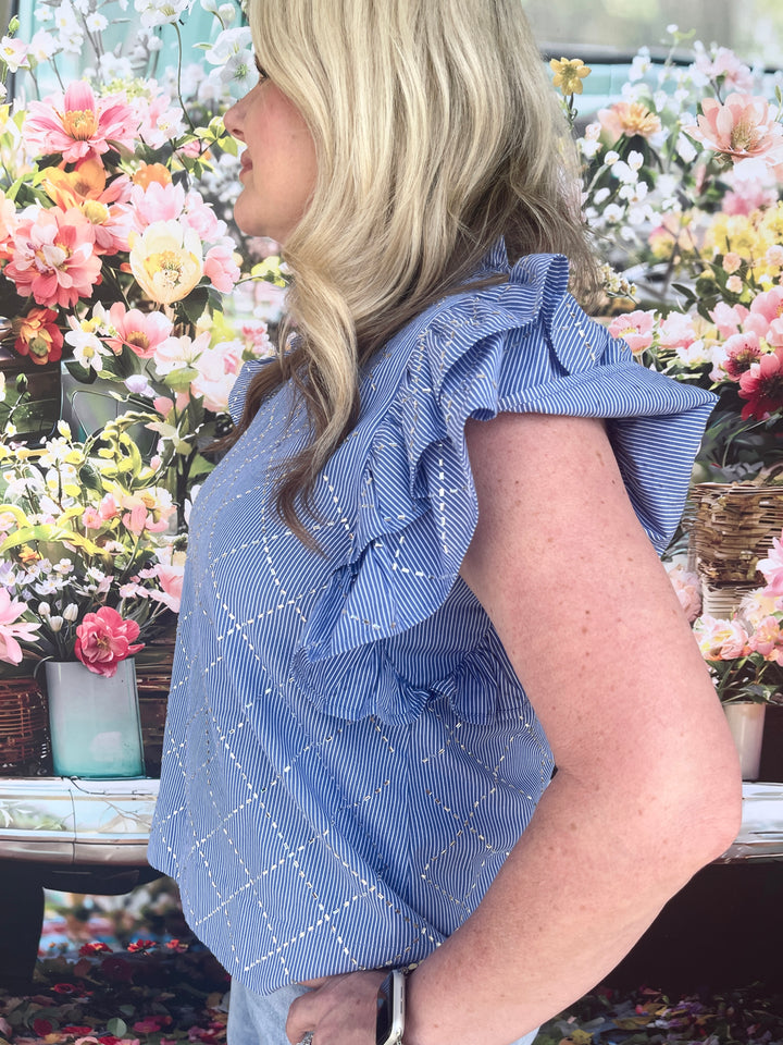 Bling And Blues Top
