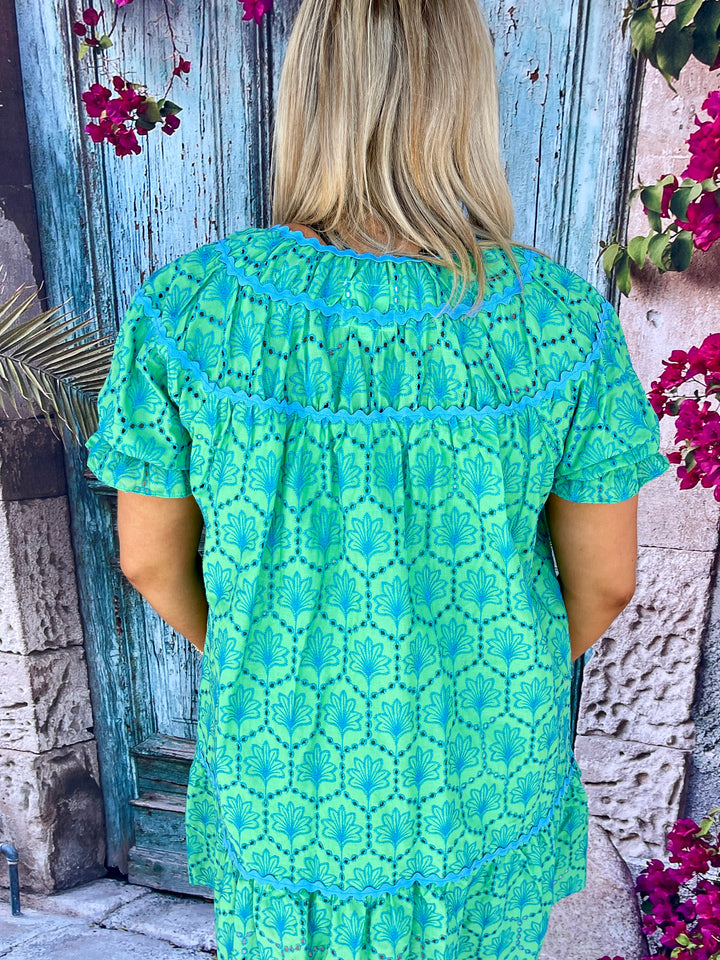 Let's Hang Dress - Green