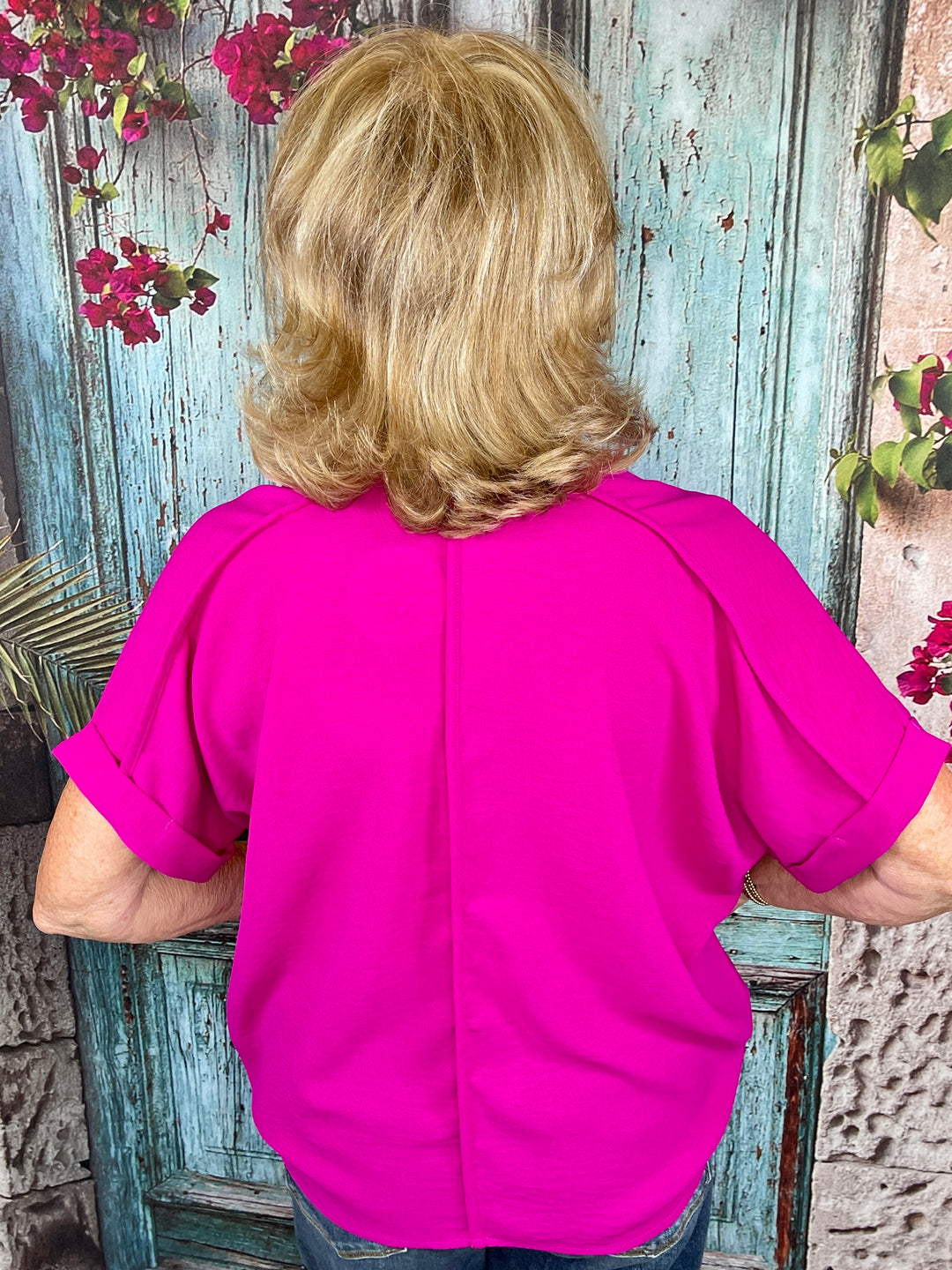 She's Got Magenta Moves Top