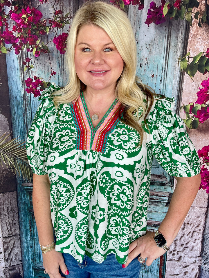 Green Goddess Top