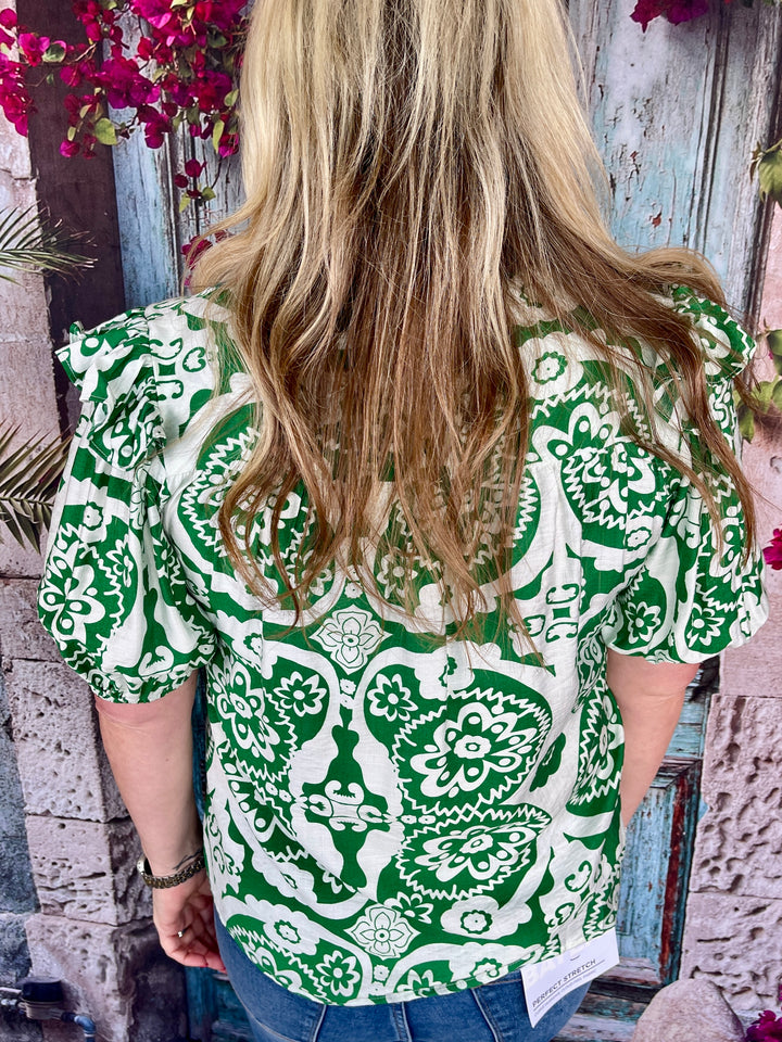 Green Goddess Top