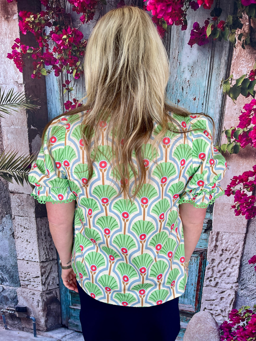 It's In The Details Top - Green