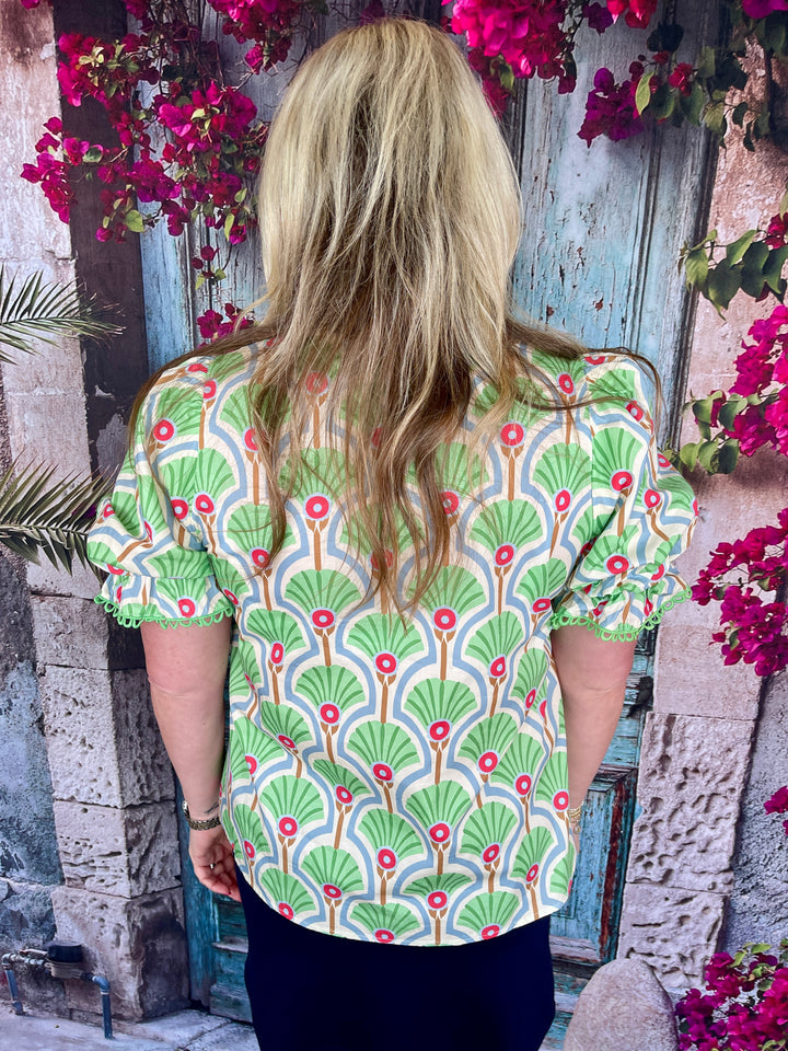 It's In The Details Top - Green