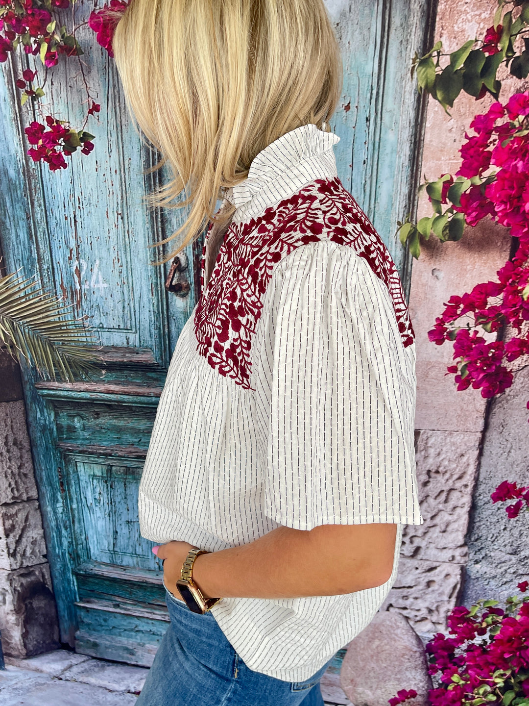Reece Top - Maroon