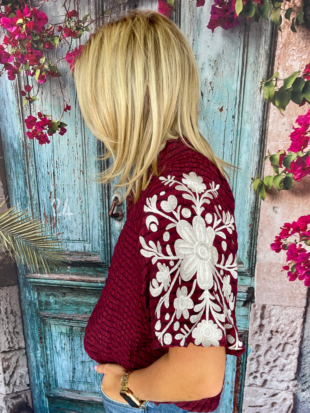 Havannah Top - Maroon