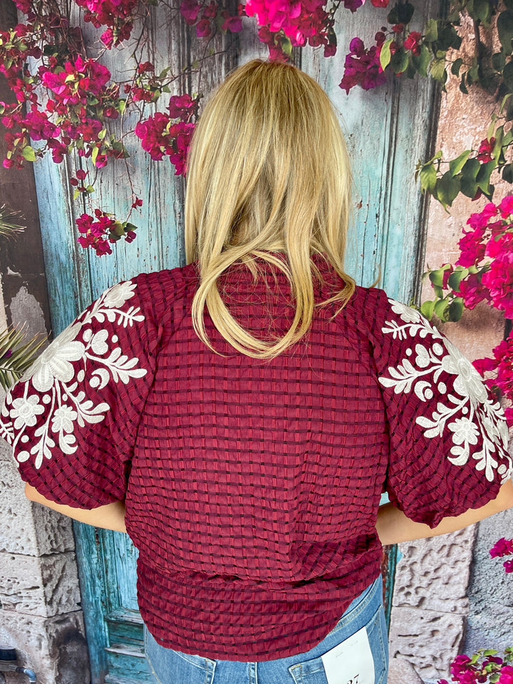 Havannah Top - Maroon