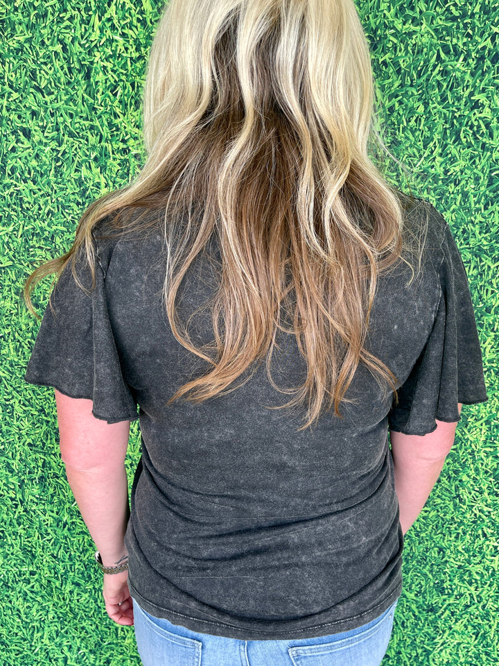 Flutter Sleeve Texas Top