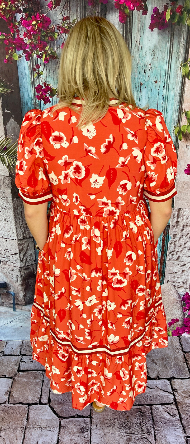 Carmala Dress - Rust