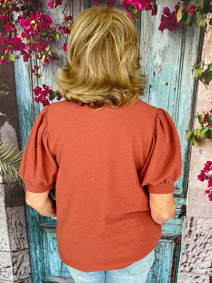 Sweetheart Top - Marsala