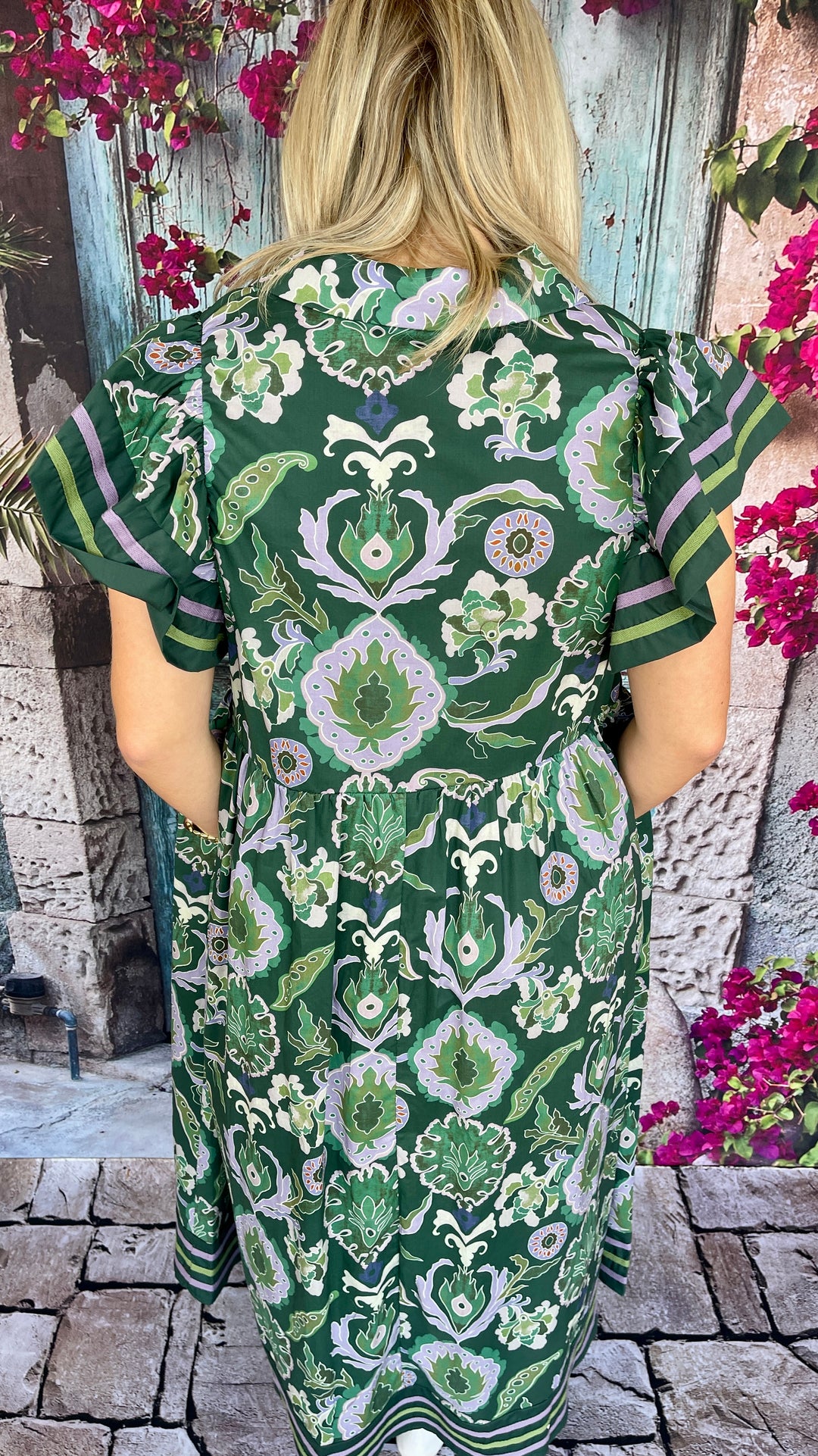 Lavender Vibes Dress - Green