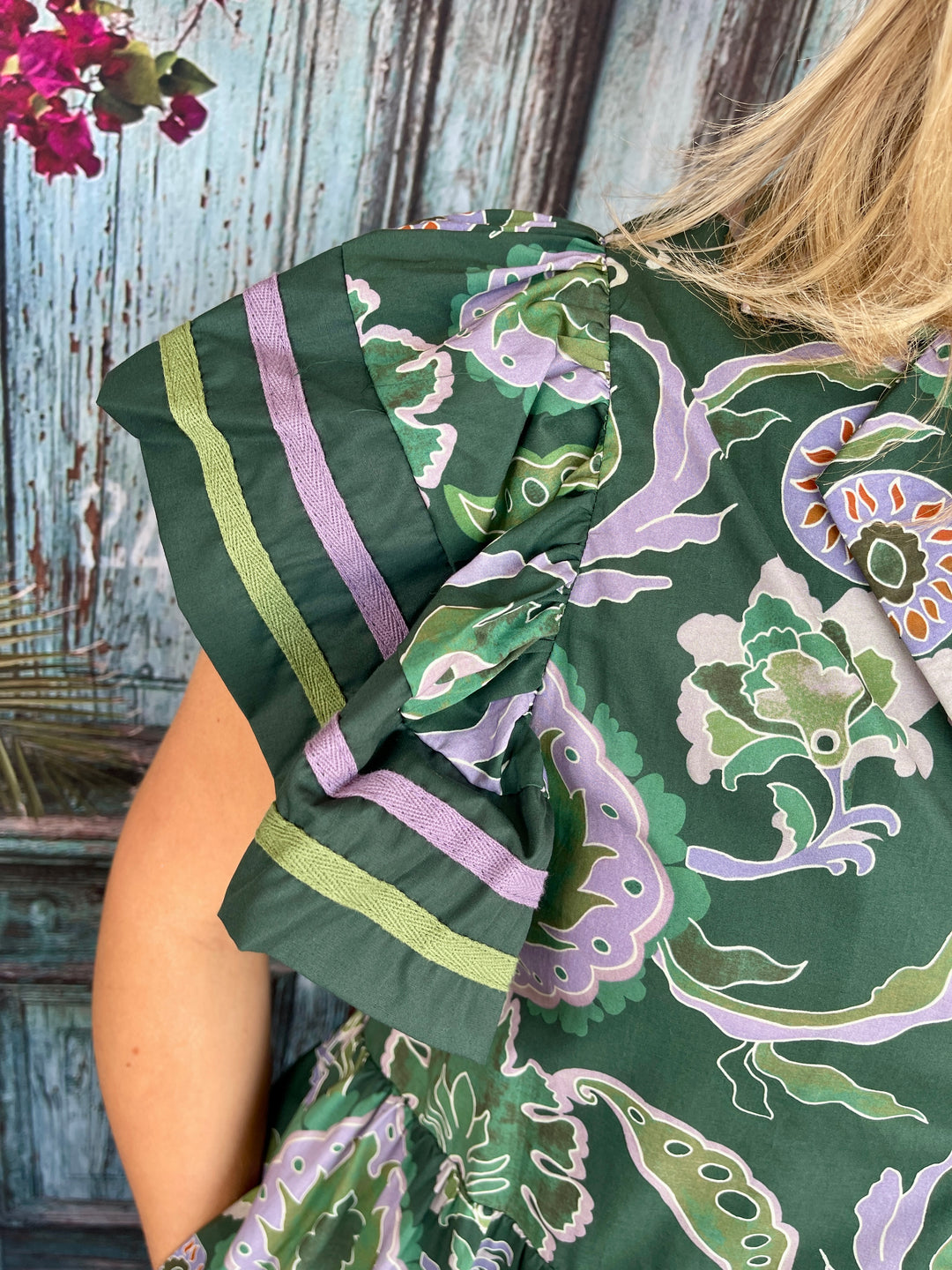 FINAL SALE Lavender Vibes Dress - Green Silver Bee Boutique FINAL SALE Lavender Vibes Dress - Green Silver Bee Boutique