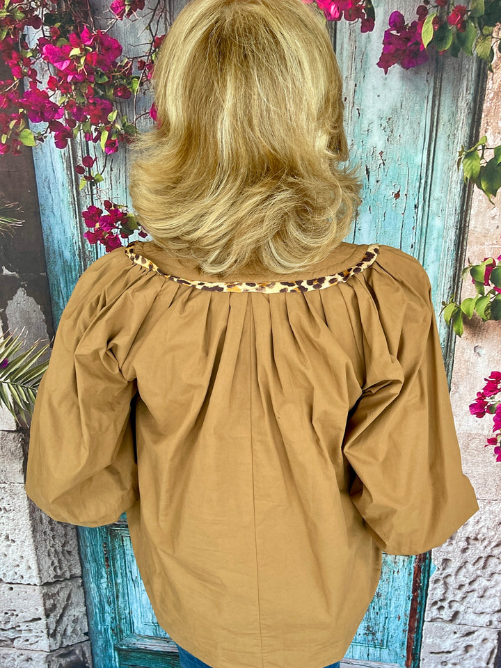 Side Of Wild Top- Mocha