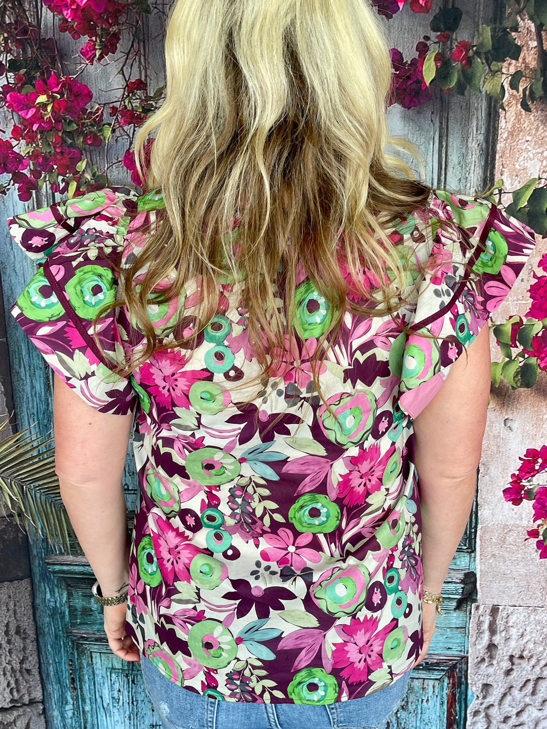 Precious As A Petal Top - Plum