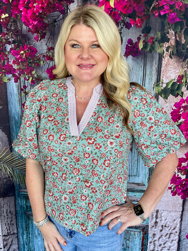Fall Flowers In Bloom Top